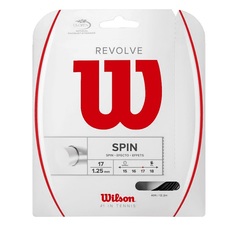 Струна для тенниса Wilson 12m Revolve WRZ946, Black, 1.30