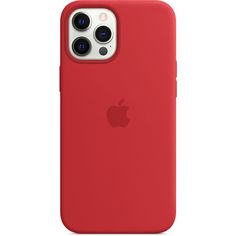 Клип-кейс Apple Silicone Case with MagSafe для iPhone 12 Pro Max (PRODUCT)RED