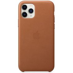Клип-кейс Apple Leather Case для iPhone 11 Pro Золотисто-коричневый