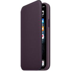 Чехол-книжка Apple Leather Folio для iPhone 11 Pro «Спелый баклажан»
