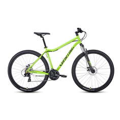 Велосипед 29" Forward Sporting 29 2.0 D Ярко-зеленый/Черный 2022 год 21" RBK22FW29943