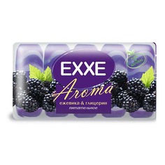 Туалетное крем-мыло Exxe Aroma 1+1 Ежевика и глицерин 70 г х 5 шт