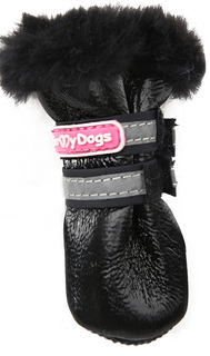 Обувь для собак FOR MY DOGS размер 1, зимние черные FMD664-2020 BL