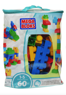 Конструктор Mega Blocks CYP67 FIRST BUILDERS, 60 деталей