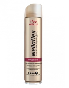 Лак для волос Wellaflex Power Hold С антивозрастным эффектом супер сильная фиксация 250 мл