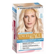 Краска для волос Loreal Paris Excellence Creme 01 суперосветляющий русый натуральный
