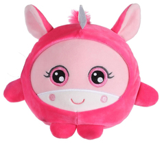 Мягкая игрушка 1TOY Плюш. Розовый единорог 20 см