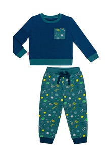 Пижама детская Oldos OCAW21UW1FT22 синий р.98