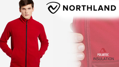 Джемпер флисовый мужской Northland Polartec, Красный, размер 52