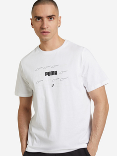 Футболка мужская PUMA RAD/CAL Graphic, Белый, размер 44-46
