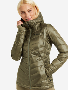 Куртка утепленная женская Columbia Joy Peak Hooded Jacket, Зеленый, размер 44