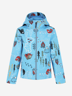 Куртка софтшелл для мальчиков Outventure, Голубой, размер 104