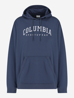 Худи мужская Columbia CSC Basic Logo II Hoodie, Plus Size, Синий, размер 60-62