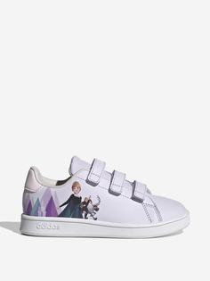 Кеды для девочек adidas Advantage Frozen CF C, Фиолетовый, размер 27
