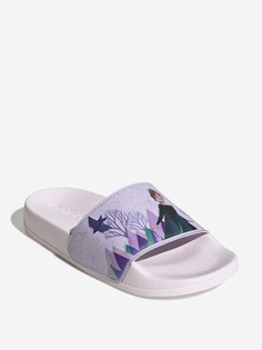 Шлепанцы для девочек adidas Adilette Shower Frozen K, Фиолетовый, размер 30