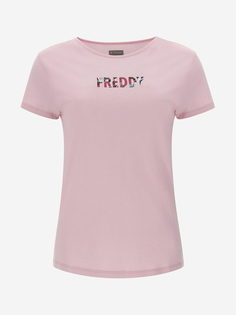 Футболка женская Freddy, Фиолетовый, размер 46-48