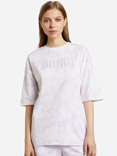 Футболка женская PUMA Summer Graphic AOP, Фиолетовый, размер 40-42