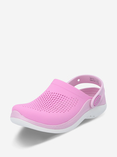 Шлепанцы для девочек Crocs LiteRide 360 Clog K, Розовый, размер 34-35