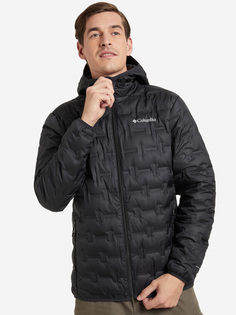 Куртка пуховая мужская Columbia Delta Ridge Down Hooded Jacket, Черный, размер 54