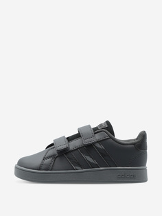 Кеды для мальчиков adidas Grand Court CF I, Черный, размер 21