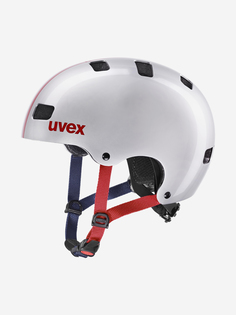 Шлем велосипедный детский Uvex 3, Серебряный, размер 55.5-58