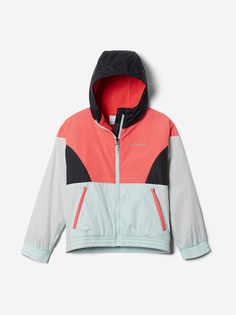 Ветровка для девочек Columbia Side Hill Lined Windbreaker, Голубой, размер 132