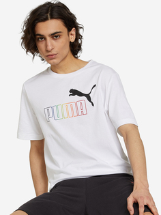 Футболка мужская PUMA ESS Rainbow, Белый, размер 44-46