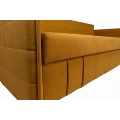 Прямой диван-кровать MGroup Дафни ткань: ultra mustard горчичный