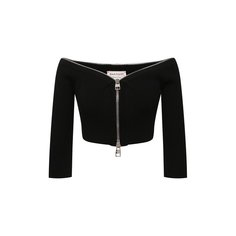 Топ из вискозы Alexander McQueen