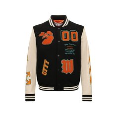 Комбинированный бомбер Off-White