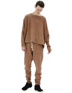 Оверсайз лонгслив из хлопка Greg Lauren