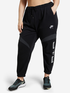 Брюки женские Nike Air, Plus Size, Черный, размер 52-54