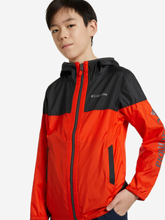 Ветровка для мальчиков Columbia Flash Challenger Windbreaker, Красный, размер 155-159