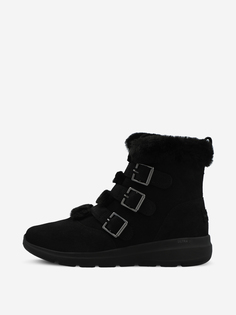 Сапоги утепленные женские Skechers Glacial Ultra, Черный, размер 40.5