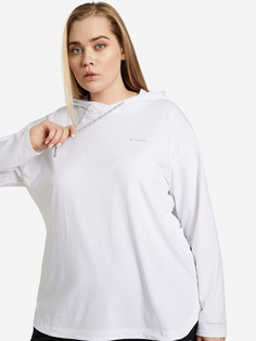 Джемпер женский Columbia Sun Trek Hooded Pullover, Plus Size, Белый, размер 58-60