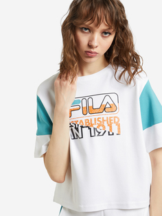 Футболка женская FILA, Зеленый, размер 46-48