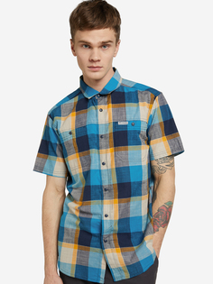 Рубашка мужская Columbia Leadville Ridge SS Shirt II, Синий, размер 48-50