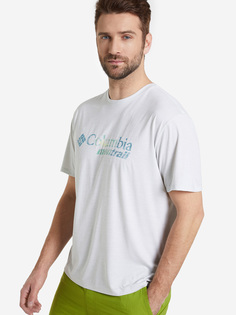 Футболка мужская Columbia Trinity Trail Graphic Tee, Белый, размер 46