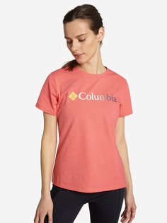 Футболка женская Columbia Sun Trek SS Graphic Tee, Розовый, размер 44