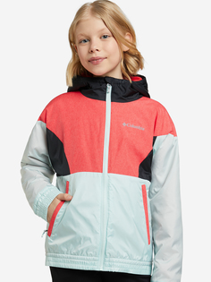 Ветровка для девочек Columbia Side Hill Lined Windbreaker, Голубой, размер 132