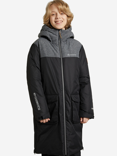 Пальто утепленное для мальчиков Outventure, Черный, размер 152