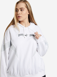 Худи женская Nike Air, Plus Size, Белый, размер 52-54