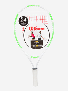 Ракетка для большого тенниса детская Wilson US Open 19, Белый, размер 0