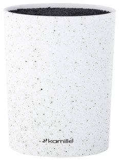 Подставка для ножей Kamille 7606 White