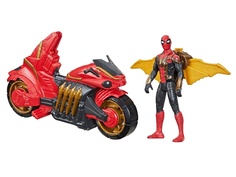 Игрушка Hasbro Фигурка Человек Паук на мотоцикле F11105L0