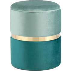 Пуф с ящиком Stool Group Кэрри велюр бирюзовый 19A060VA-8167-63/64