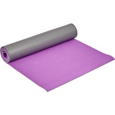 Коврик для йоги Bradex SF 0689, 190*61*0,6 см, двухслойный фиолетовый/серый