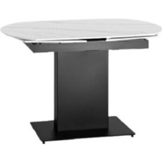 Стол обеденный раскладной Stool Group Хлоя керамика светлая (двойной артикул) DF120T 120 white dual