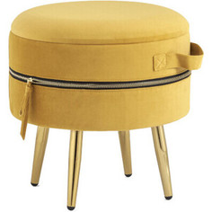 Пуф Stool Group Тильда велюр охра 19A206VF-MOMO-8