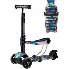Самокат 3 в 1 Farfello WX-3-in-1 разноцветный